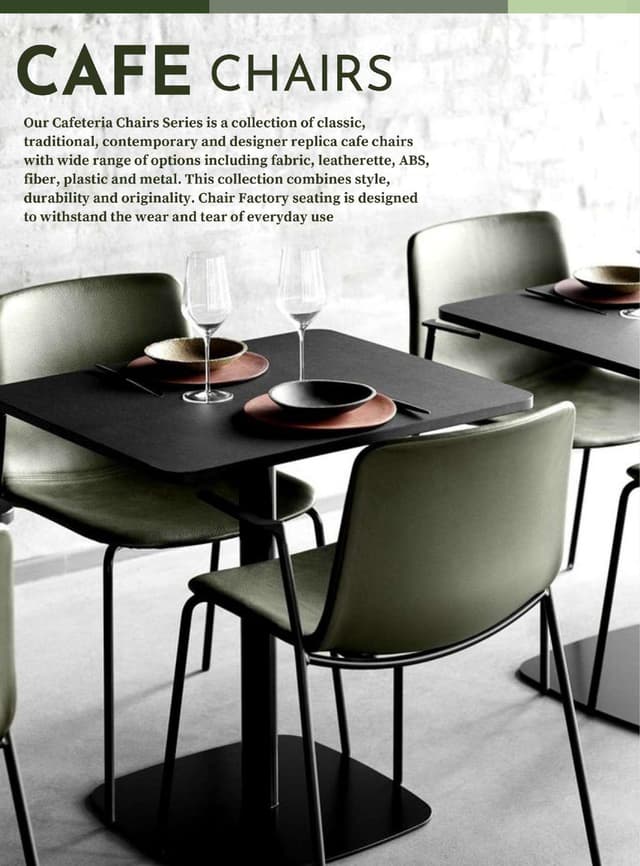 Cafe Chair Series